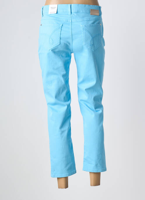 Pantalon 7/8 bleu ANNA MONTANA femme