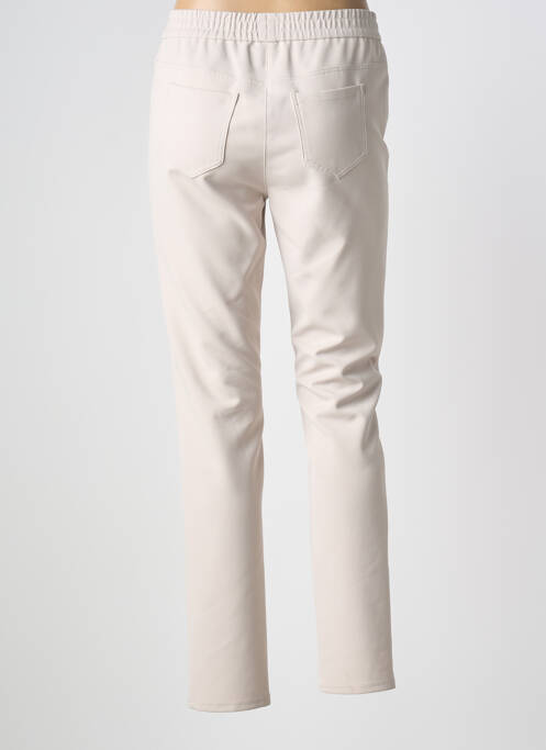 Pantalon slim beige FRANK WALDER femme