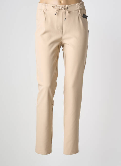 Pantalon slim beige FRANK WALDER femme