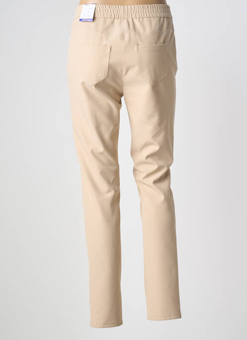 Pantalon slim beige FRANK WALDER femme