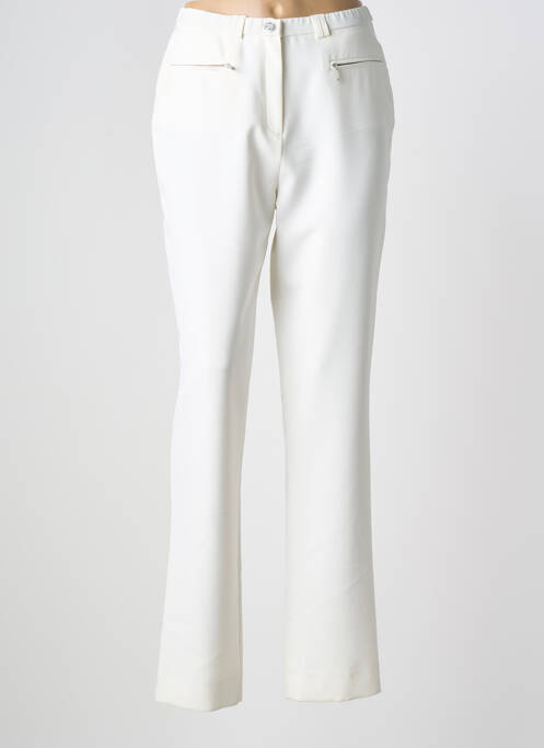 Pantalon slim beige GUY DUBOUIS femme