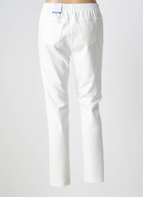 Pantalon slim blanc FRANK WALDER femme