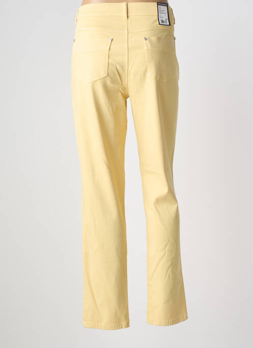 Pantalon slim jaune ANNA MONTANA femme