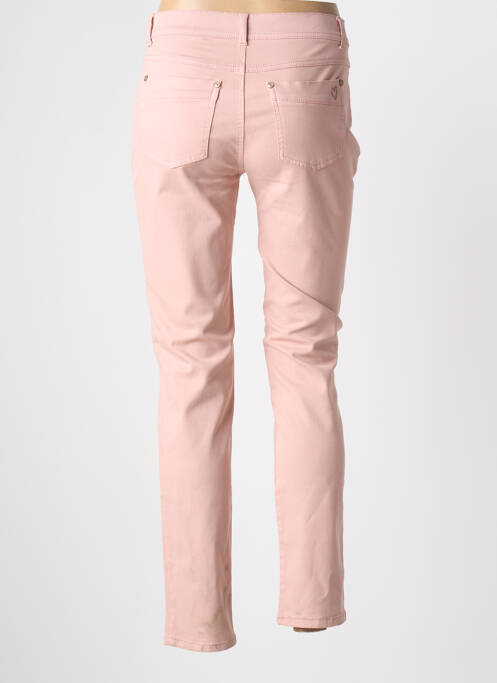 Pantalon slim rose ANNA MONTANA femme