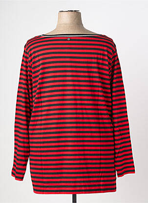 T-shirt manches longues manches longues rouge SHEEGO femme