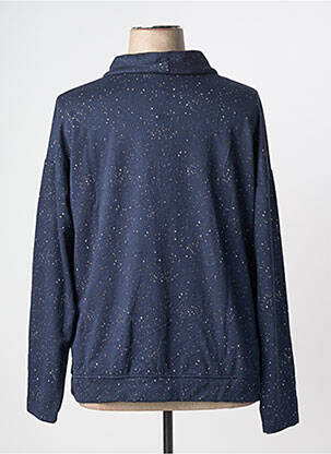 Sweat-shirt stretch manches longues bleu SHEEGO femme