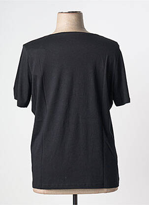 T-shirt sérigraphie manches courtes noir TOM TAILOR femme