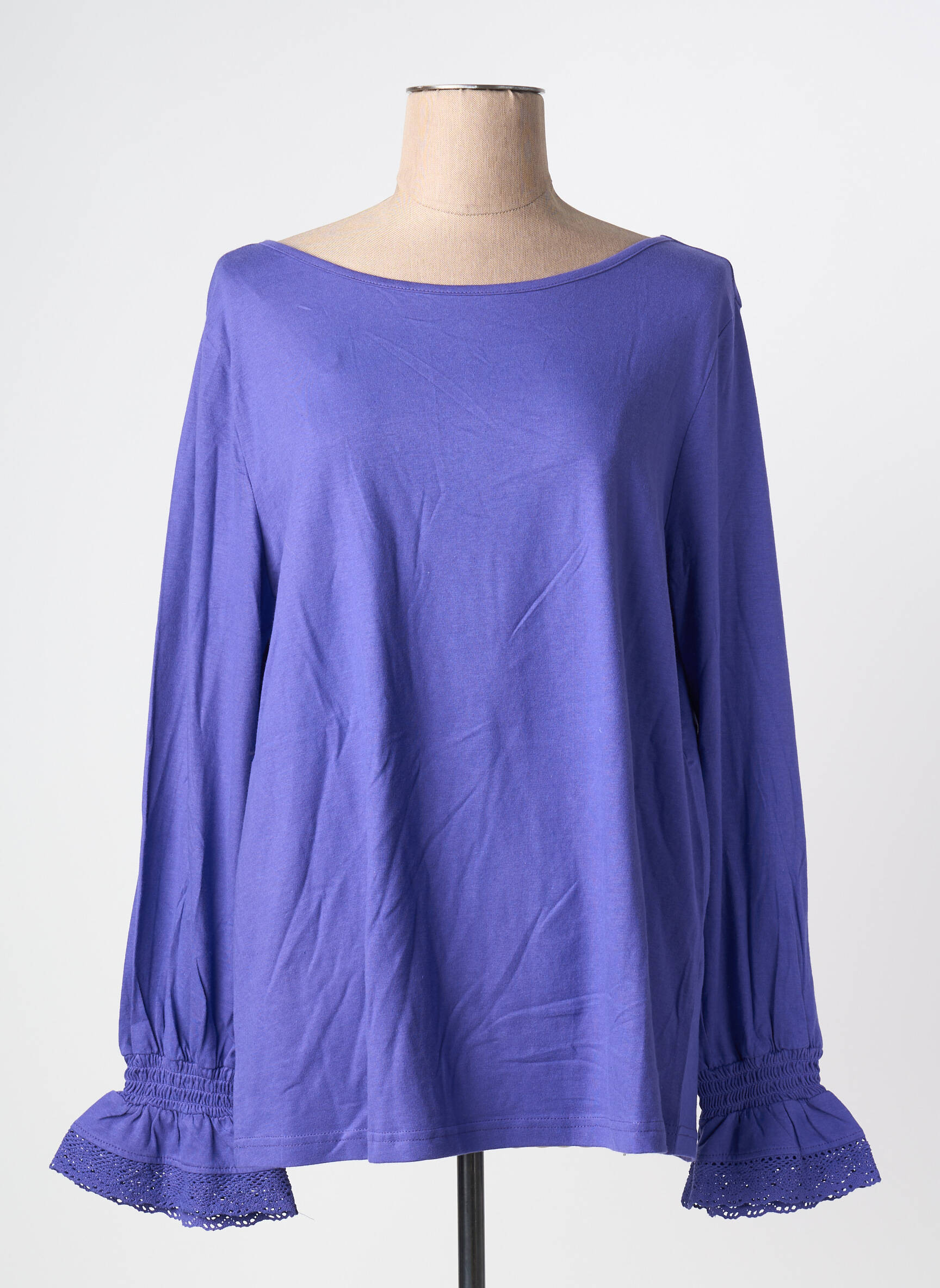 Top manches longues manches longues violet SHEEGO femme