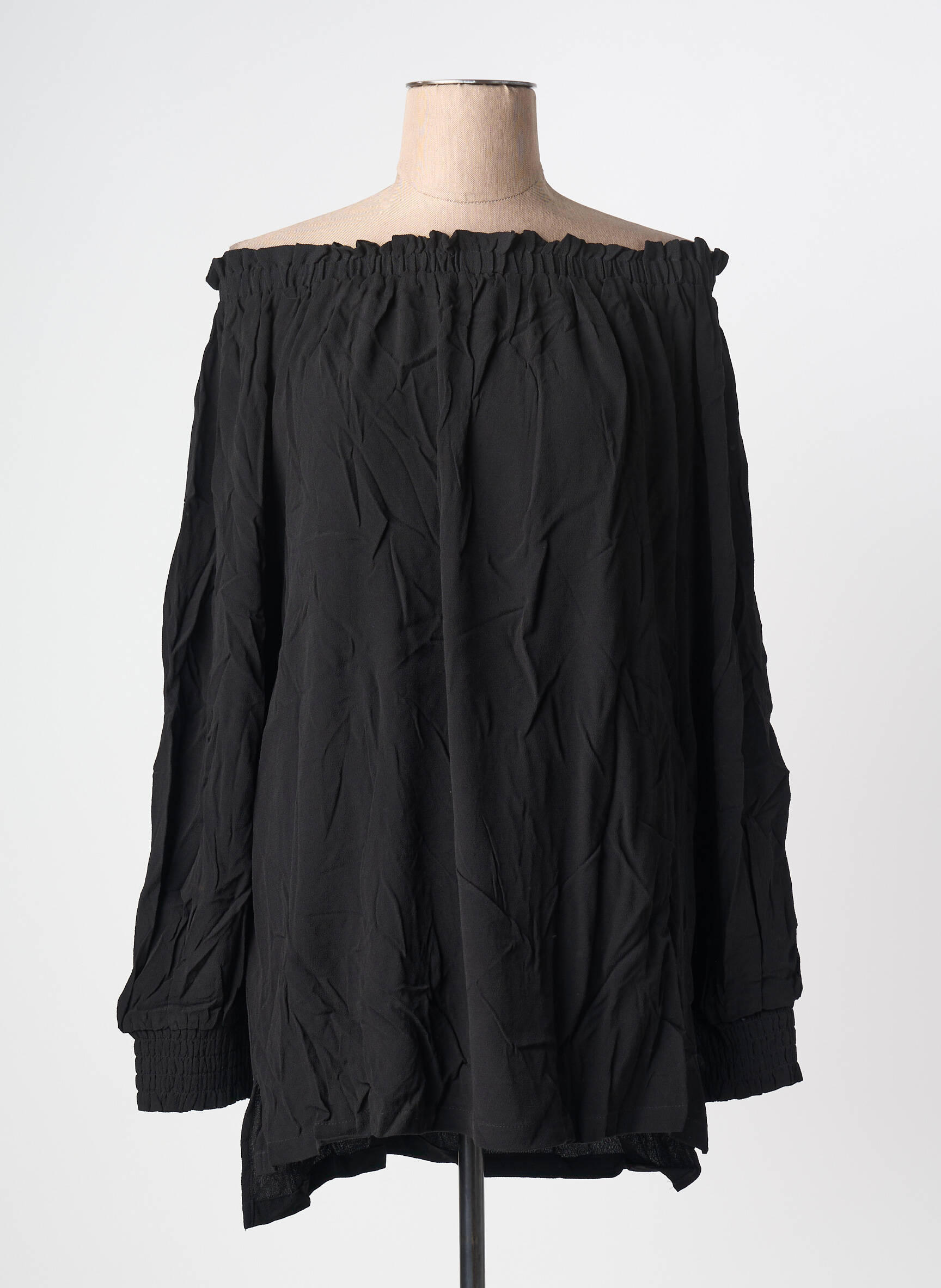 Top manches longues manches longues noir SHEEGO femme