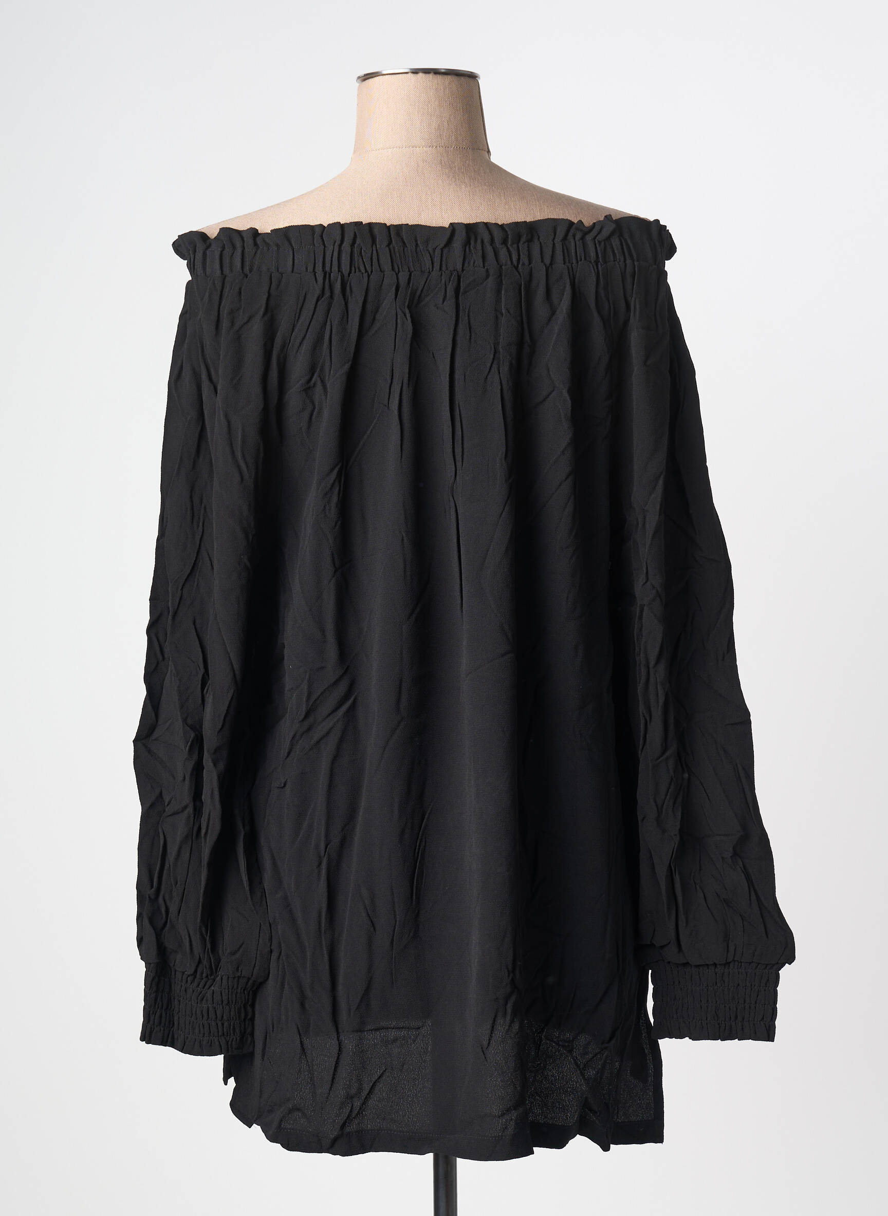 Top manches longues manches longues noir SHEEGO femme