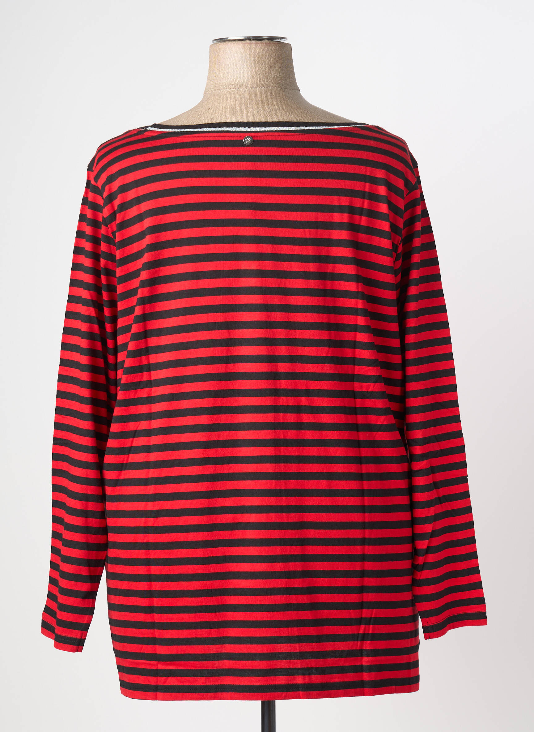 T-shirt manches longues manches longues rouge SHEEGO femme