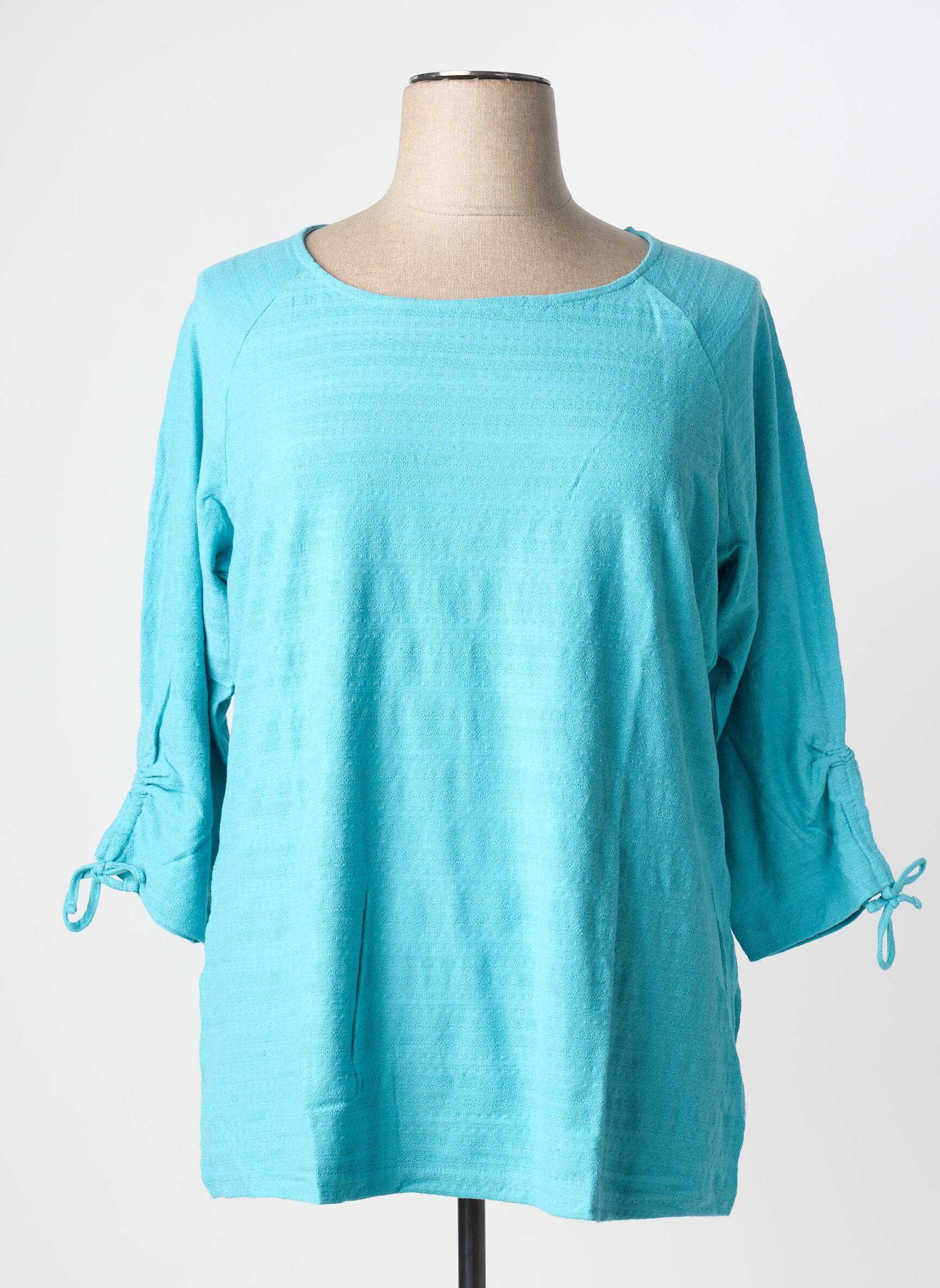 Top manches longues manches longues bleu SHEEGO femme