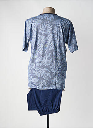 Pyjashort imprimé fantaisie bleu MASSANA homme