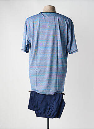 Pyjashort stretch bleu MASSANA homme