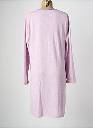 Chemise de nuit imprimé rayures rose MASSANA femme
