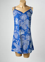 Nuisette/combinette col v bleu MASSANA femme