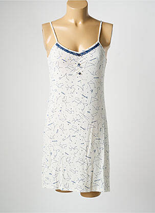 Nuisette/combinette stretch blanc MASSANA femme