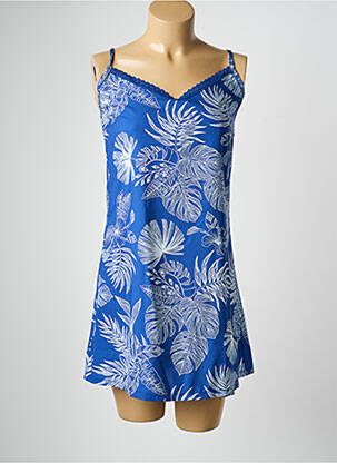 Nuisette/combinette col v bleu MASSANA femme