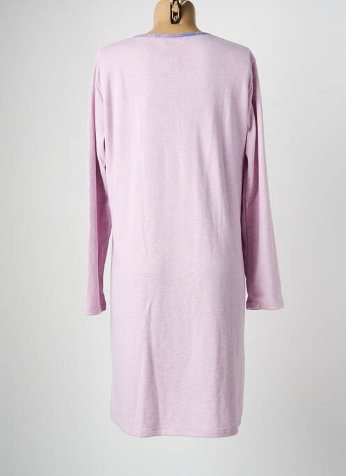 Chemise de nuit imprimé rayures rose MASSANA femme
