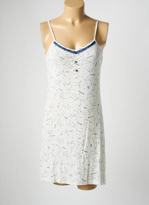 Nuisette/combinette stretch blanc MASSANA femme