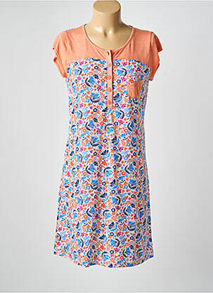 Chemise de nuit stretch orange MASSANA femme