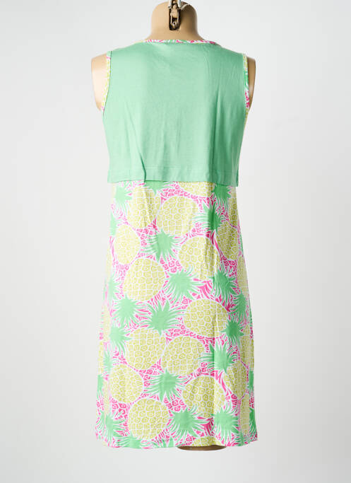 Chemise de nuit stretch vert MASSANA femme