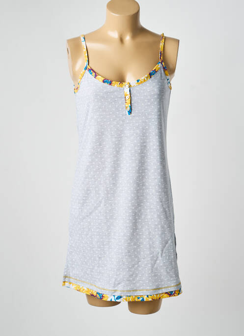 Nuisette/combinette col rond gris MASSANA femme