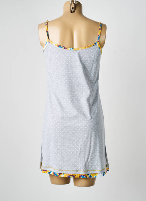 Nuisette/combinette col rond gris MASSANA femme