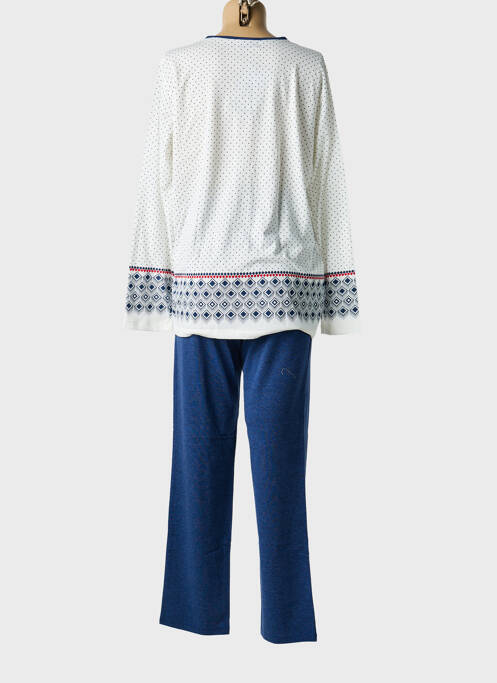 Pyjama tissage jersey bleu MASSANA femme