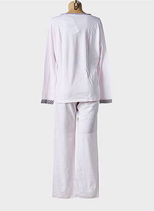 Pyjama tissage jersey rose MASSANA femme