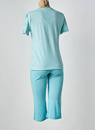 Pyjama tissage jersey bleu MASSANA femme