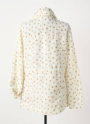 Imperméable fermeture zippée sur le devant a capuche beige ANANKE femme