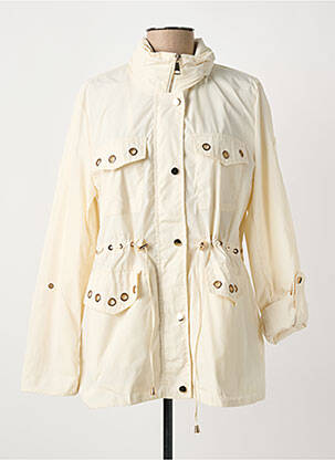 Coupe-vent poches a capuche beige ANANKE femme
