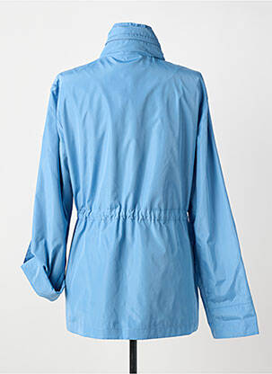 Coupe-vent poches a capuche bleu ANANKE femme