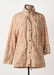 Coupe-vent poches a capuche marron ANANKE femme