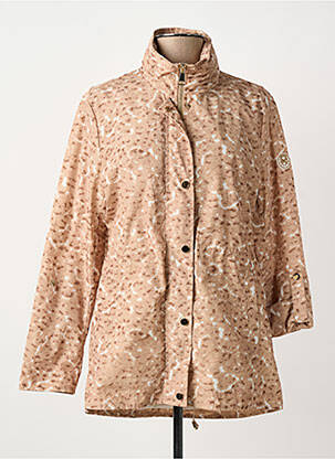 Coupe-vent poches a capuche marron ANANKE femme
