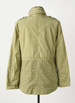 Coupe-vent poignets pressionnés a capuche vert ANANKE femme