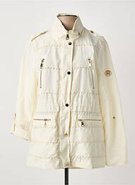 Coupe-vent poches a capuche beige ANANKE femme