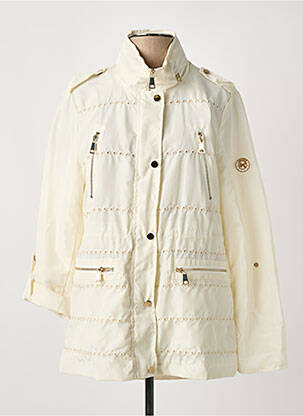 Coupe-vent poches a capuche beige ANANKE femme