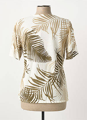 Top stretch manches courtes beige RABE femme