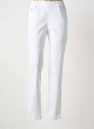 Jegging stretch taille normale blanc ANNA MONTANA femme