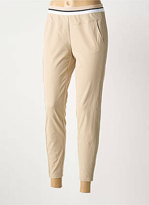 Pantalon slim taille élastique taille normale beige TUZZI femme