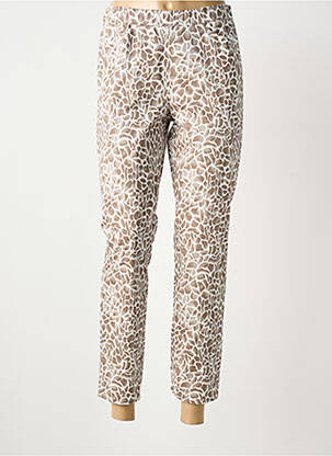 Jegging stretch taille normale beige FRANK WALDER femme