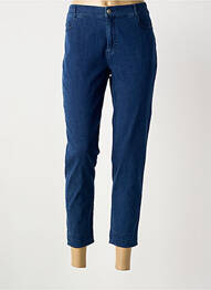 Pantalon 7/8 stretch taille normale bleu ANANKE femme