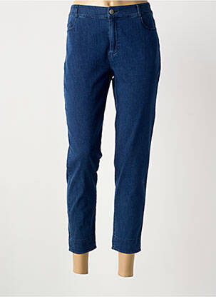 Pantalon 7/8 stretch taille normale bleu ANANKE femme