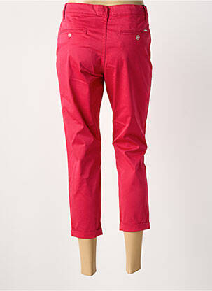 Pantacourt stretch taille normale rose LCDN femme