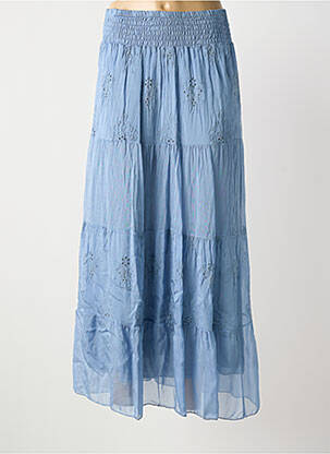 Jupe longue bleu BKINI femme