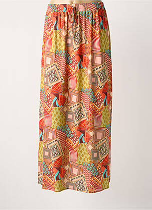 Jupe longue orange TINTA femme