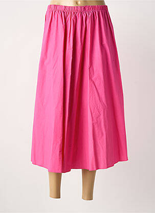 Jupe longue rose AROMA femme