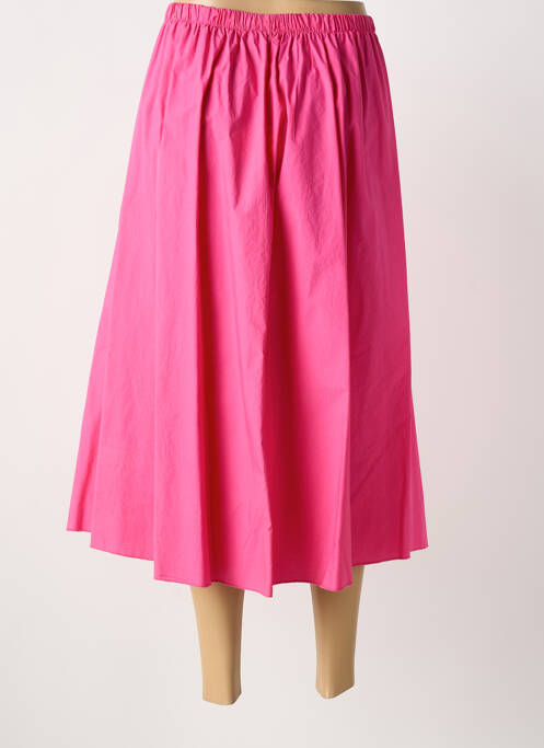 Jupe longue rose AROMA femme
